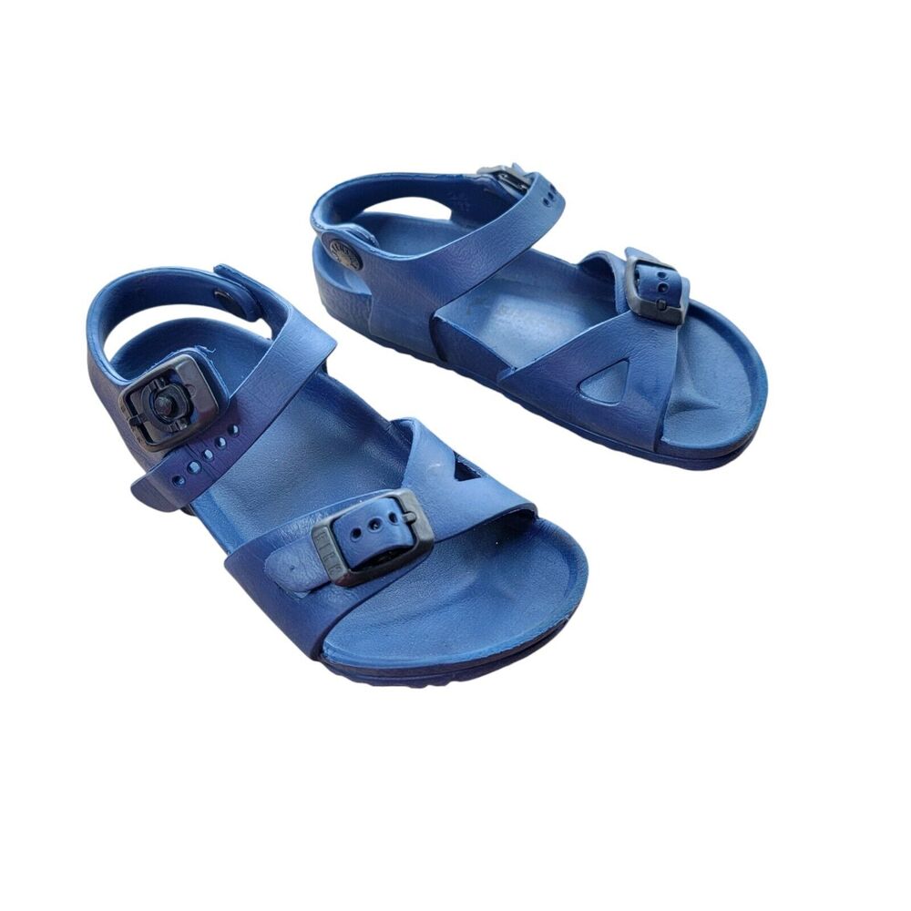 Toddler Birkenstock Blue Strappy Sandal Kid size C8